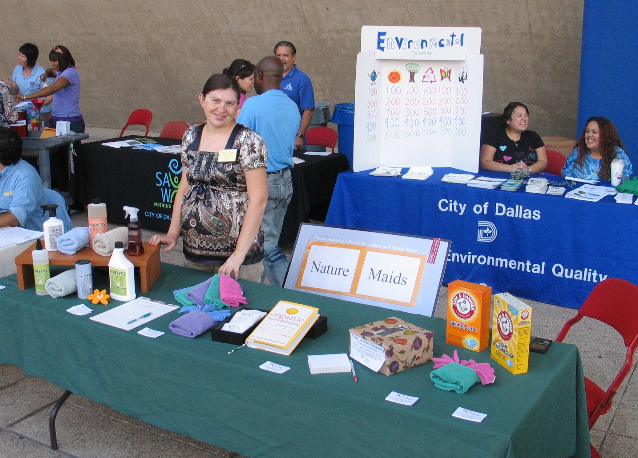 nm4__2010_DallasTX Image of Olga running a janitorial business "Nature Maids" with custom software